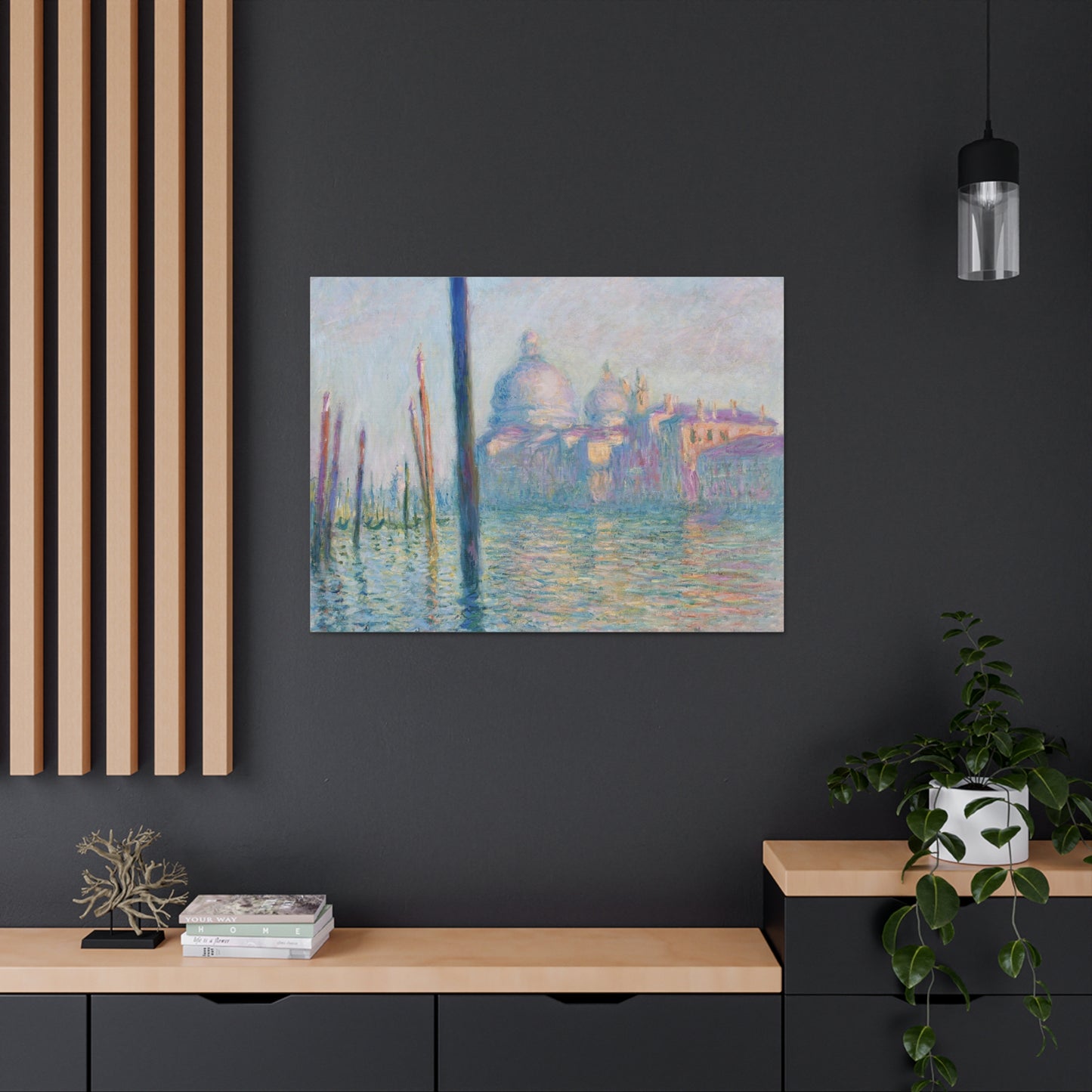 Le Grand Canal by Claude Monet - Canvas Print