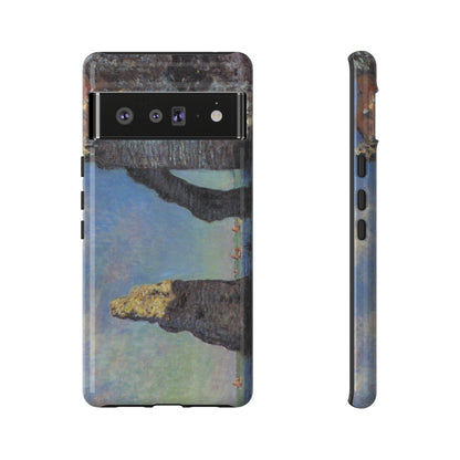 The Cliffs at Etretat by Claude Monet - Cell Phone Case