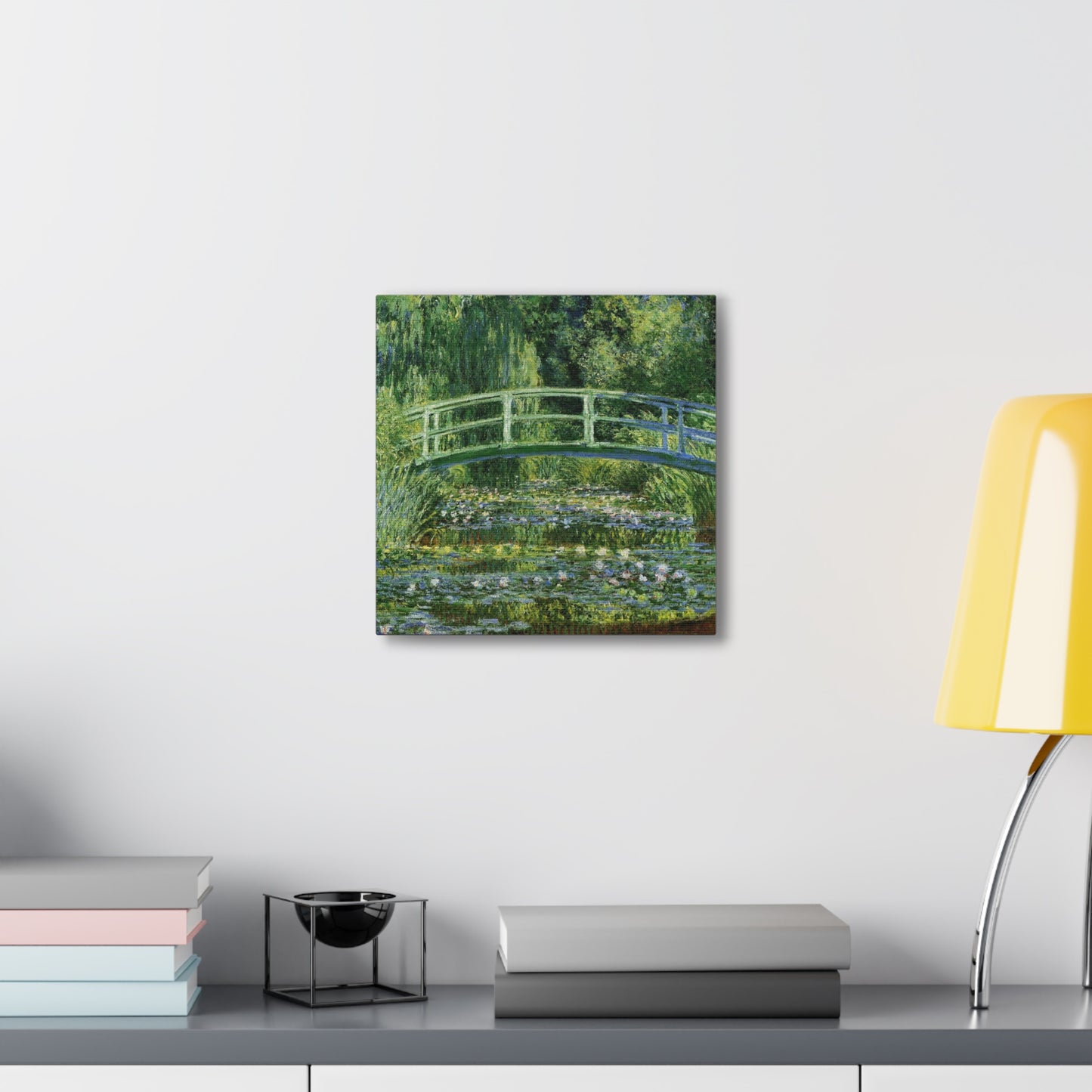 Water Lilies and Japanese Bridge by Claude Monet - Canvas Print