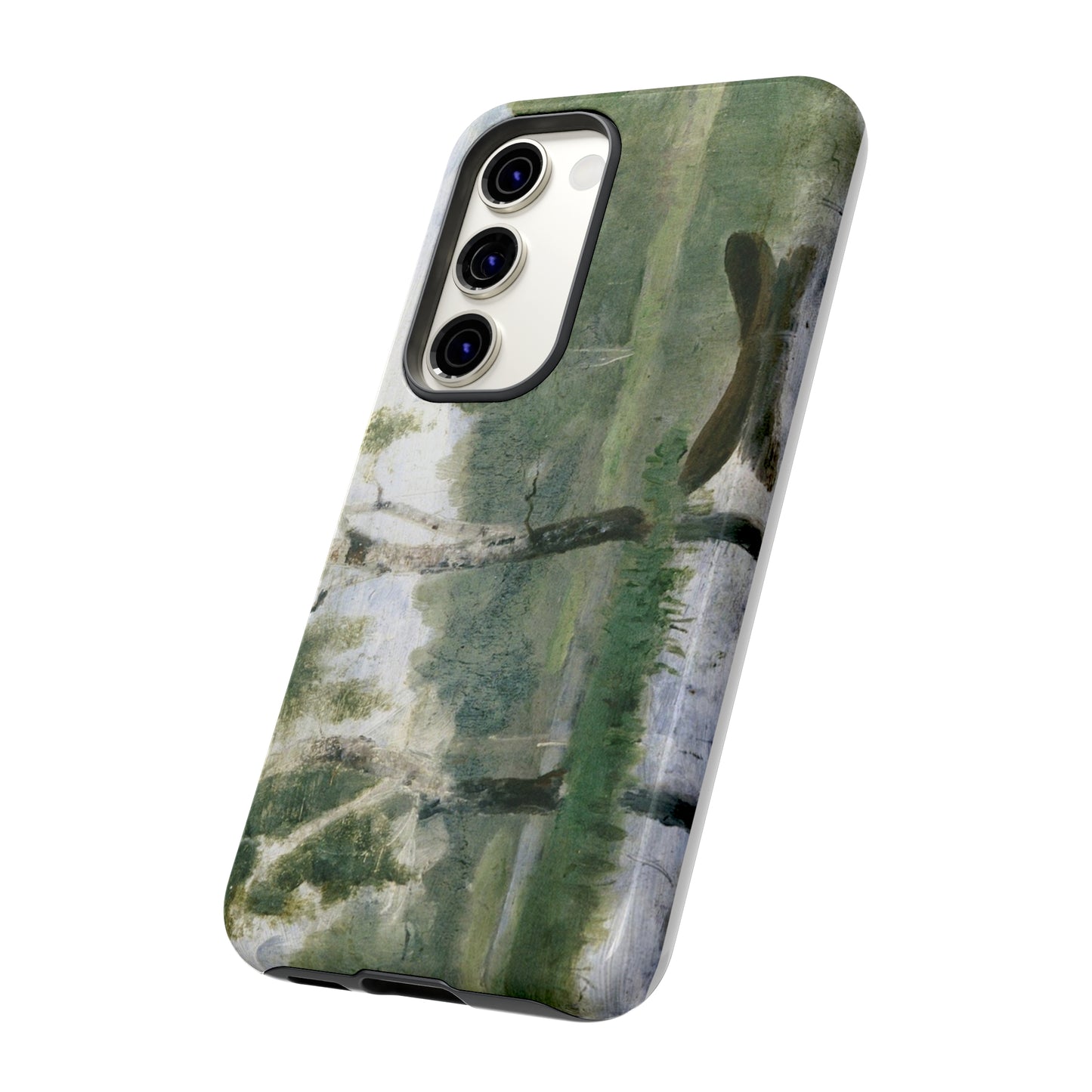 Small Lake with Boat by Edvard Munch - Cell Phone Case