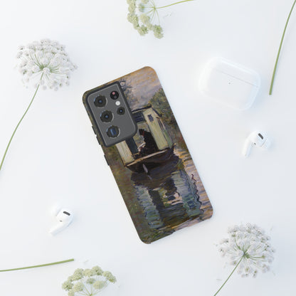 The Studio Boat by Claude Monet - Cell Phone Case