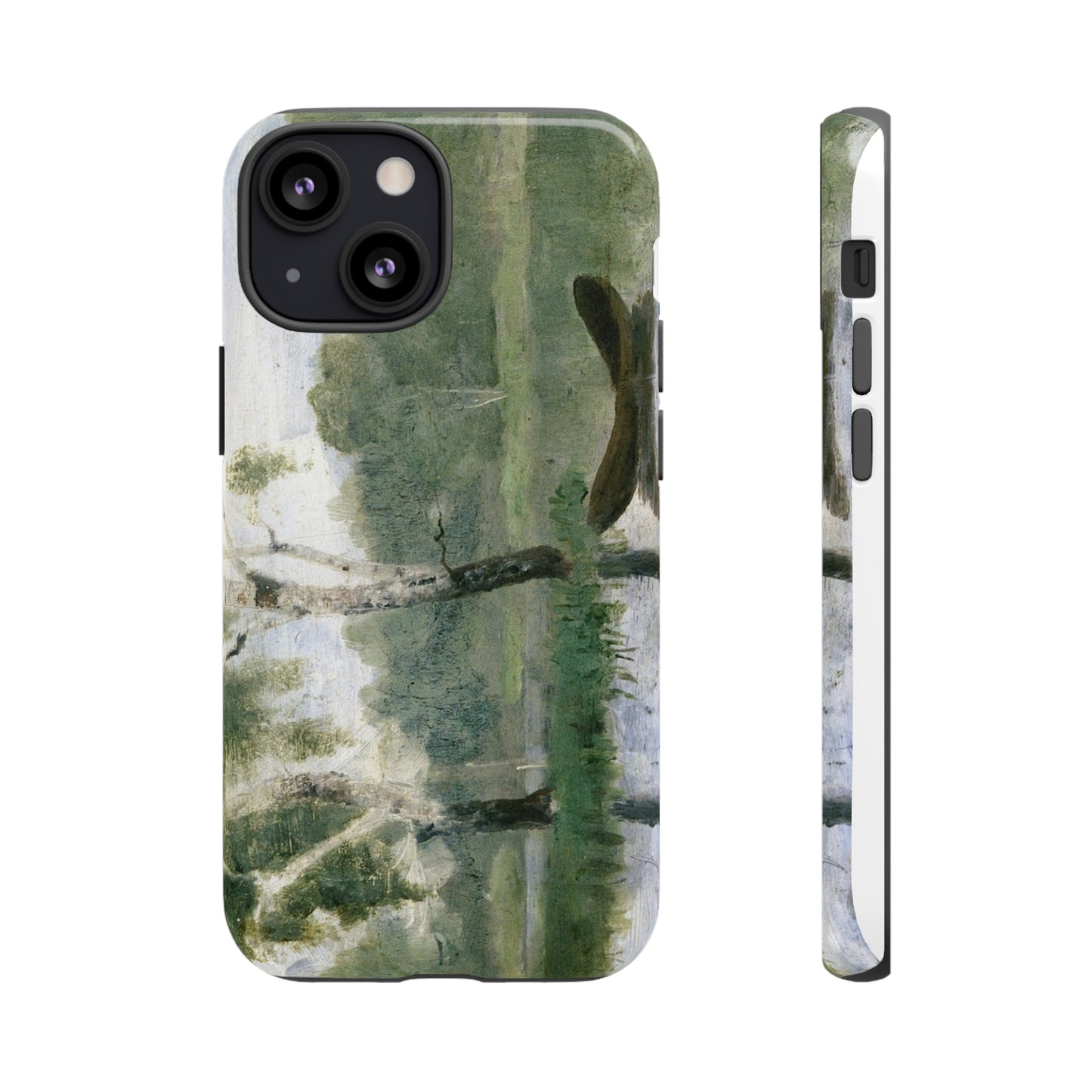 Small Lake with Boat by Edvard Munch - Cell Phone Case